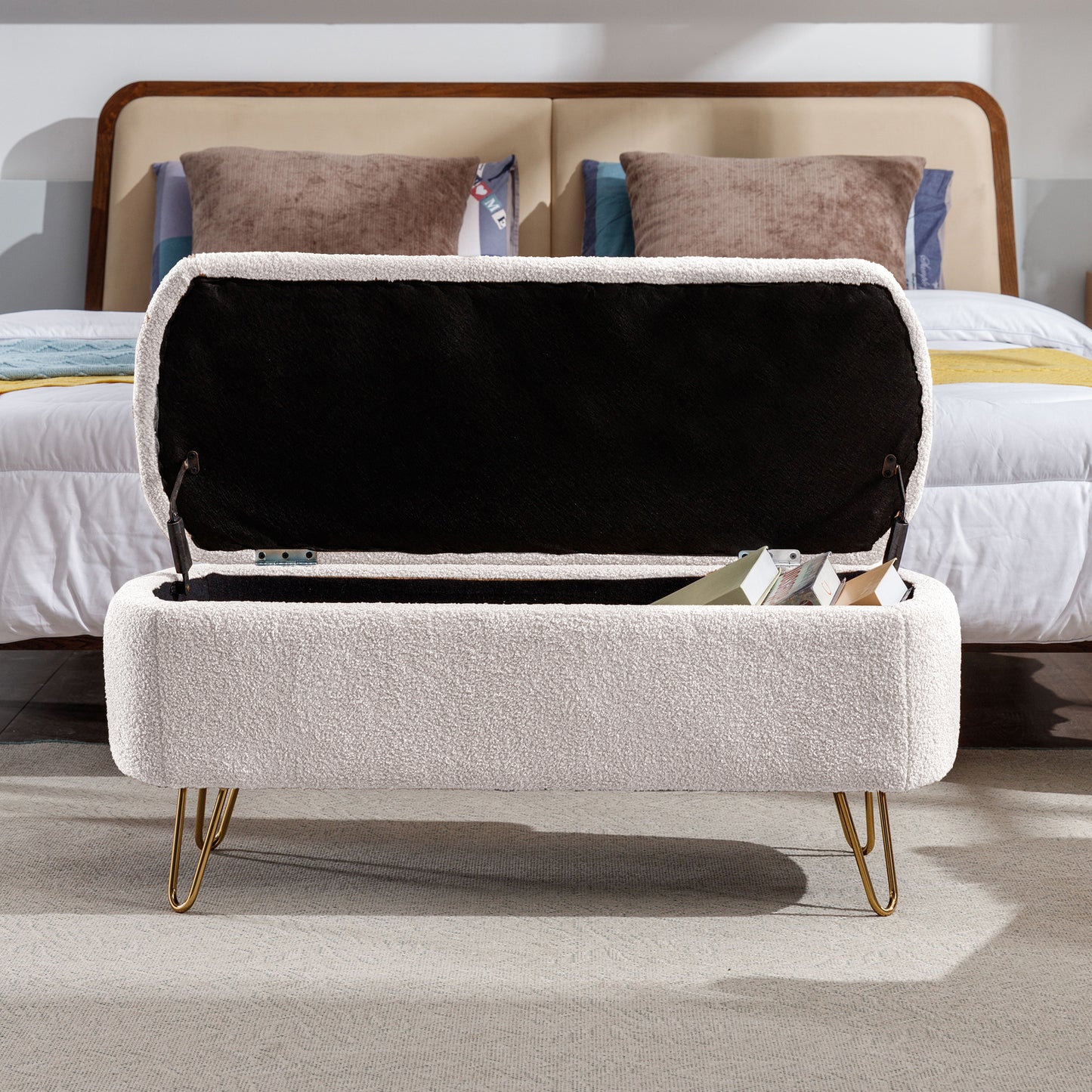 Emery Modern Storage Ottoman
