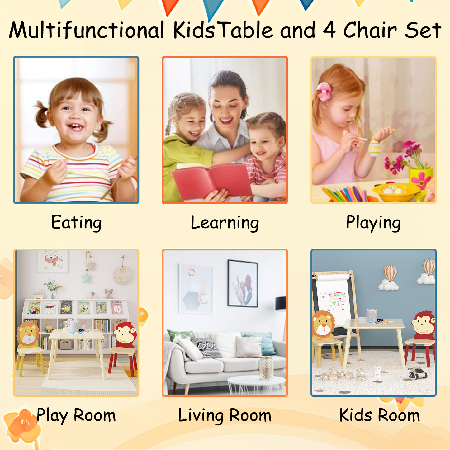 Napa Craftsman Toddler Activity Table Set