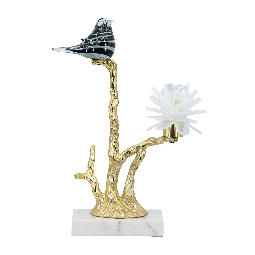 Oakridge Modern Aluminum Marble Candle Holder