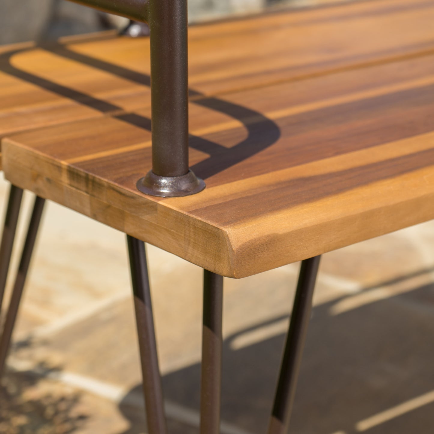 Elmcrest Industrial Metal Bench