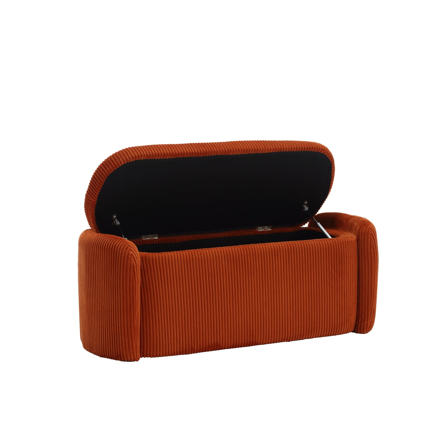 Calista Contemporary Upholstered Storage Ottoman