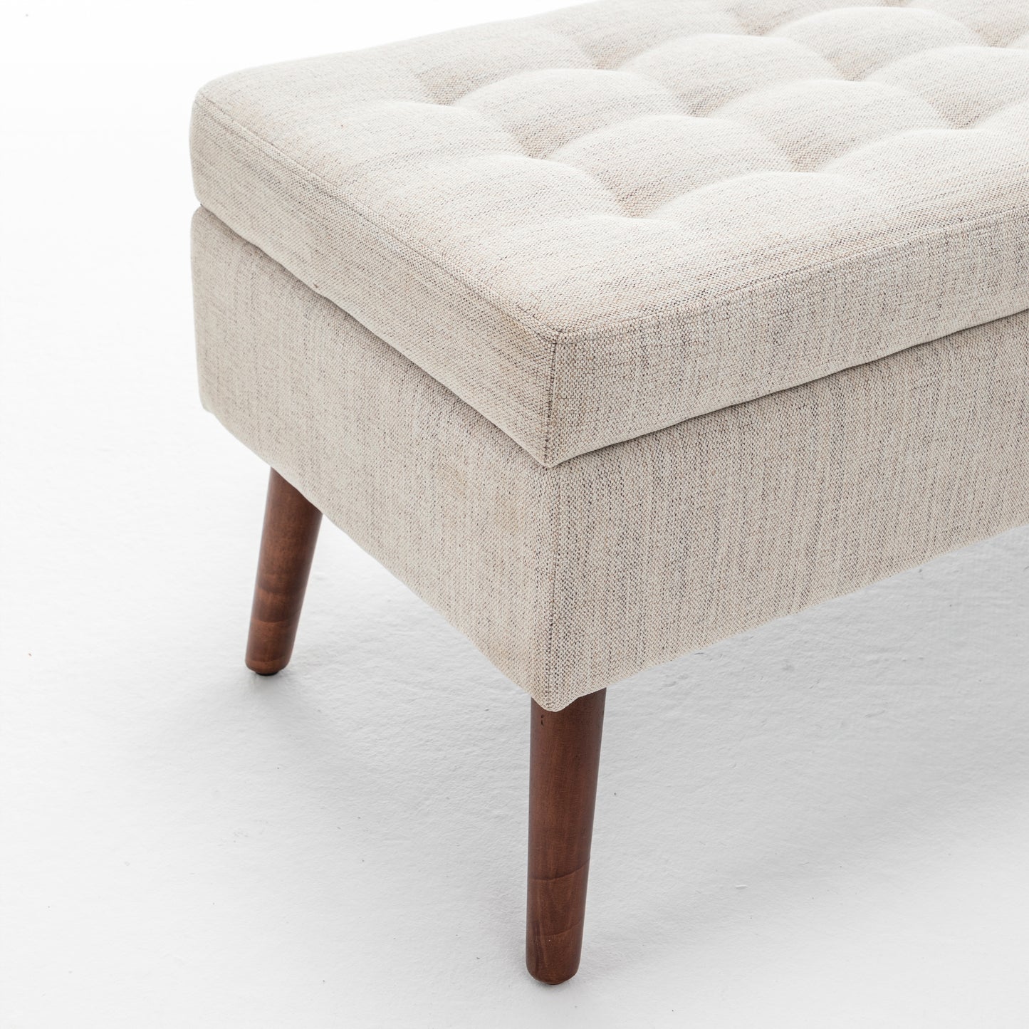 Kingsly Contemporary Upholstered Storage Bench