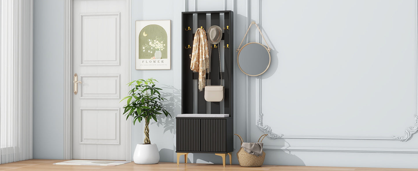 Warmsprings Modern Luxury Storage Coat Racks