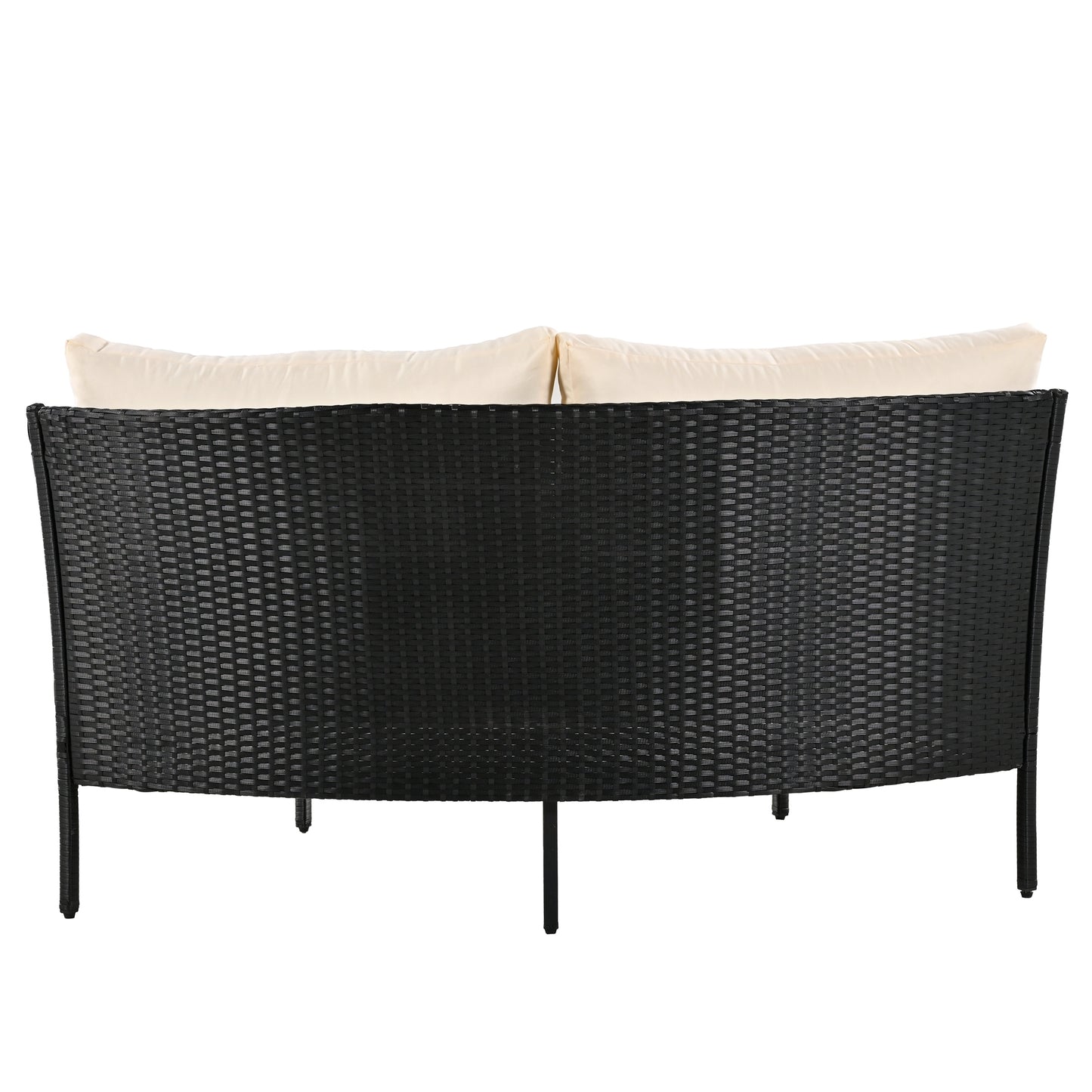 Somerset Modern Curved Outdoor Sofa