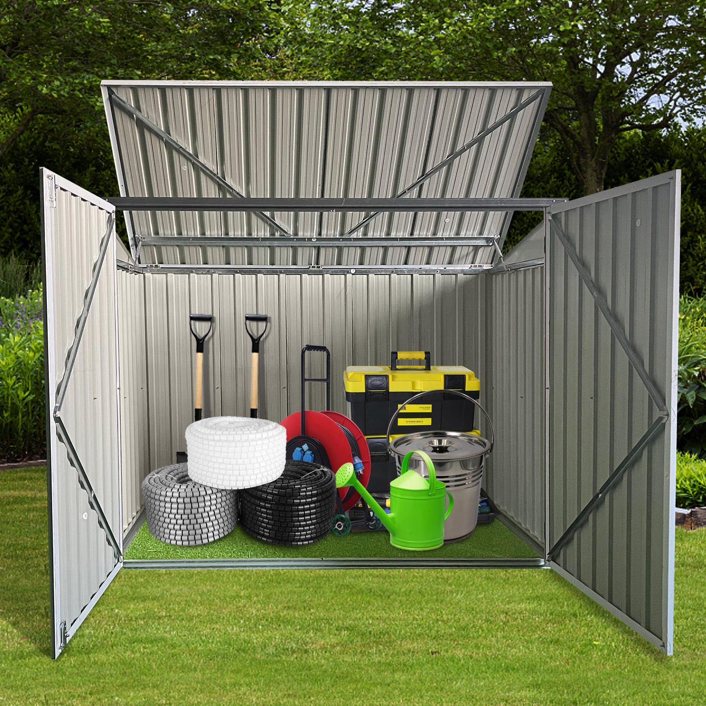 Lula Industrial Metal Shed