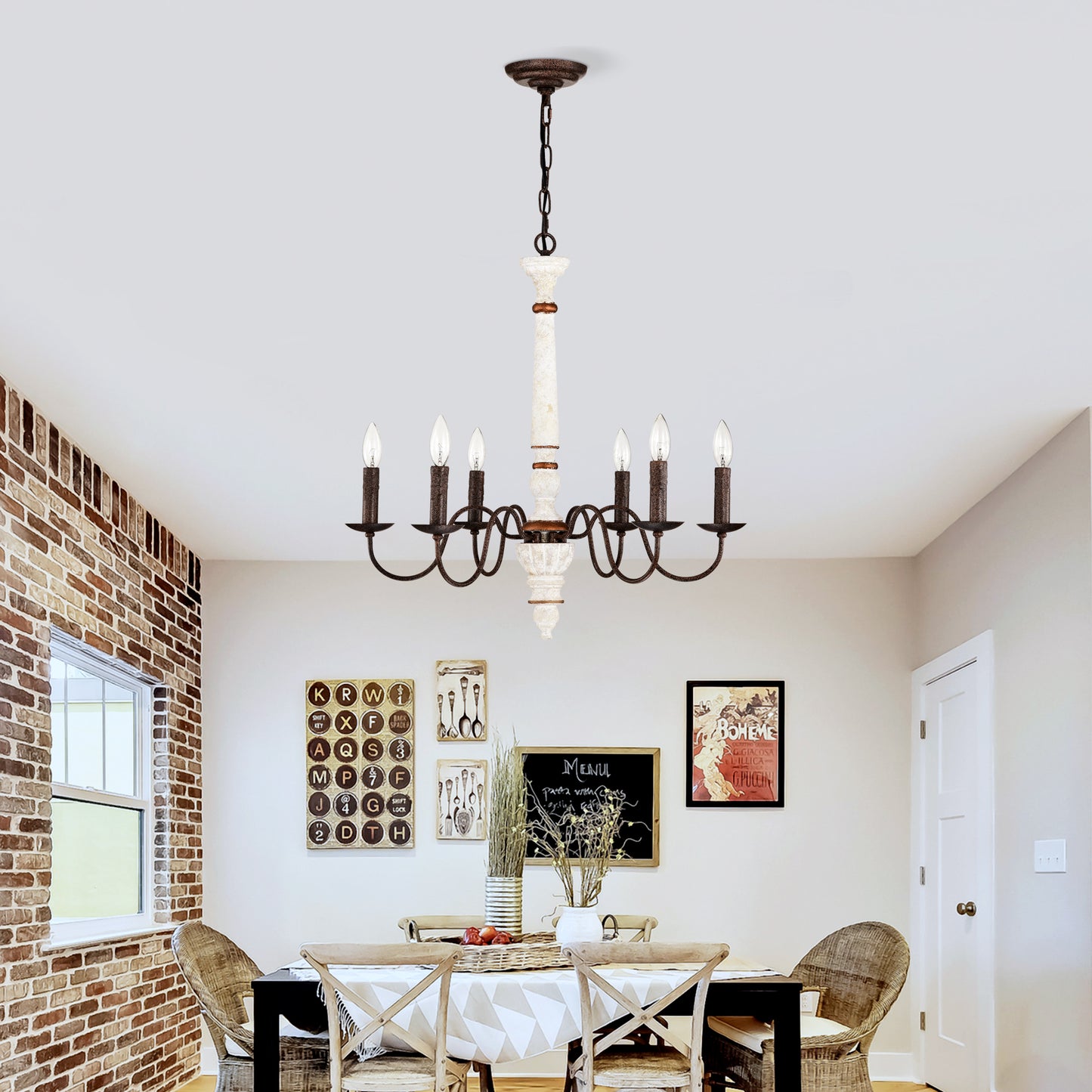 Lula Mid-Century Retro Chandelier Fixture