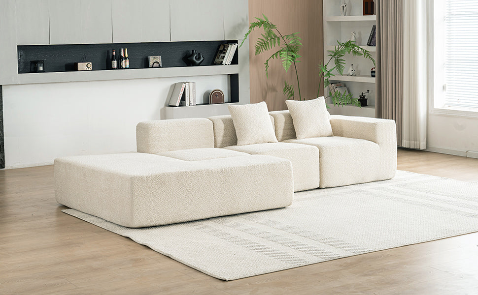 Luz Contemporary Sectional Sofa Set