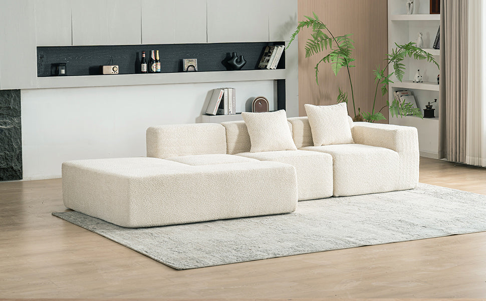 Luz Contemporary Sectional Sofa Set