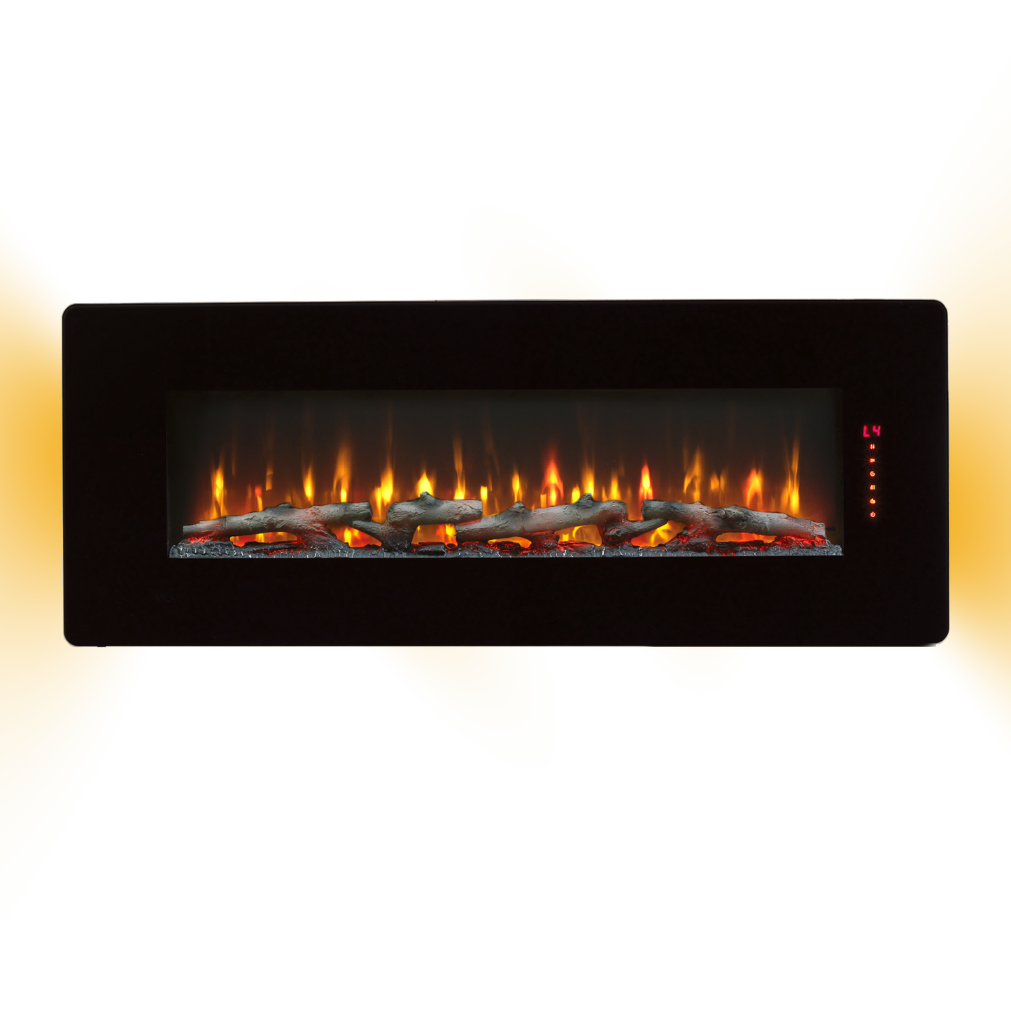 Irvington Modern Curved Wall Electric Fireplace