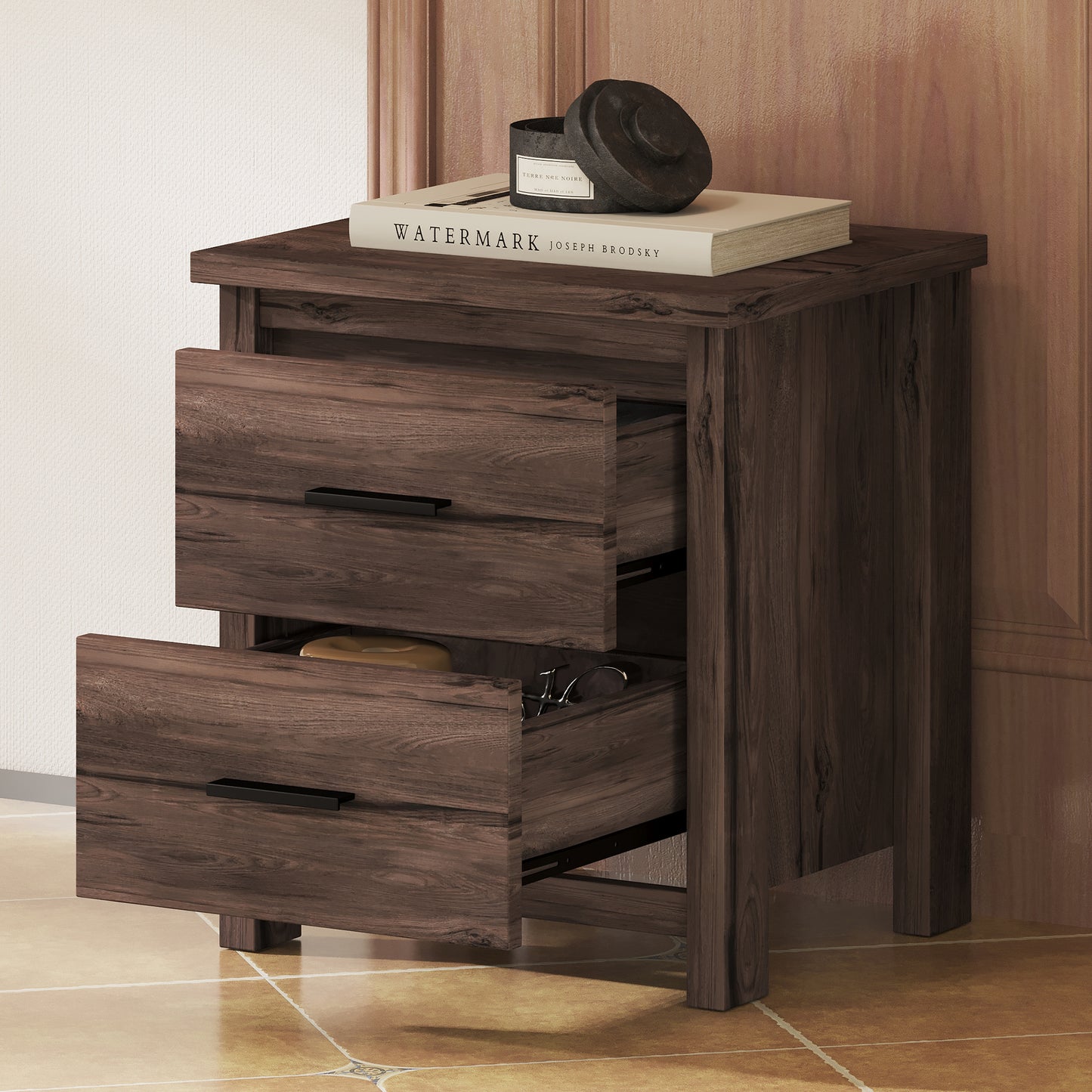Emery Craftsman Vintage Nightstand
