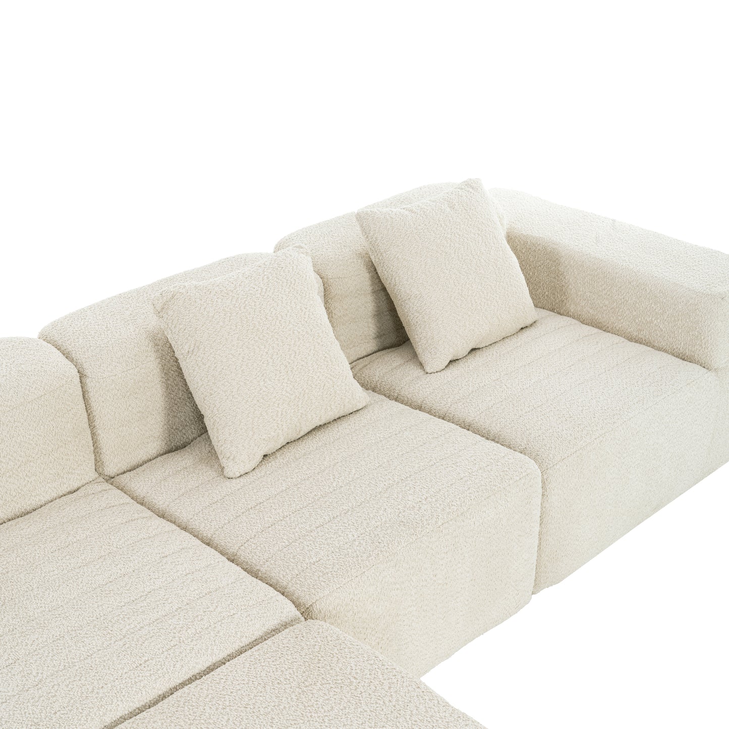 Luz Contemporary Sectional Sofa Set