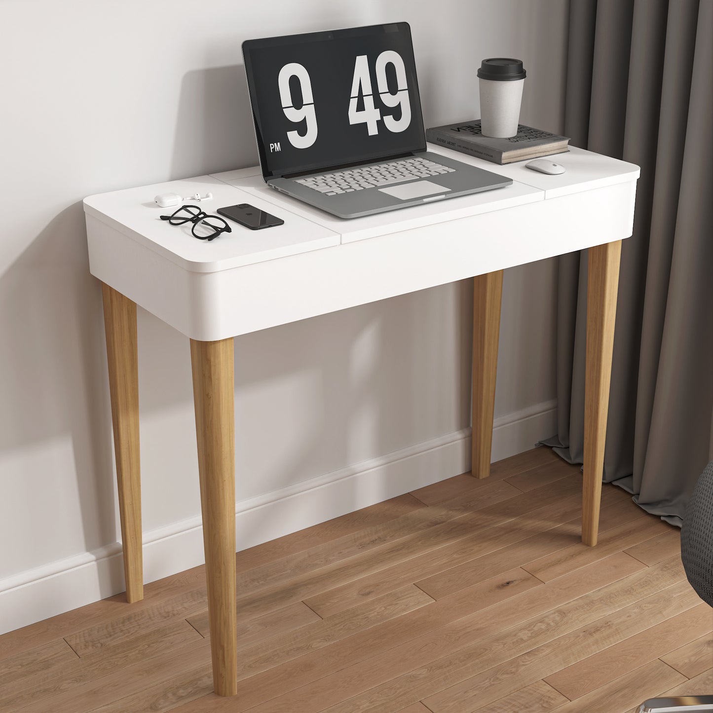Lula Modern Solid Wood Vanity Mirror