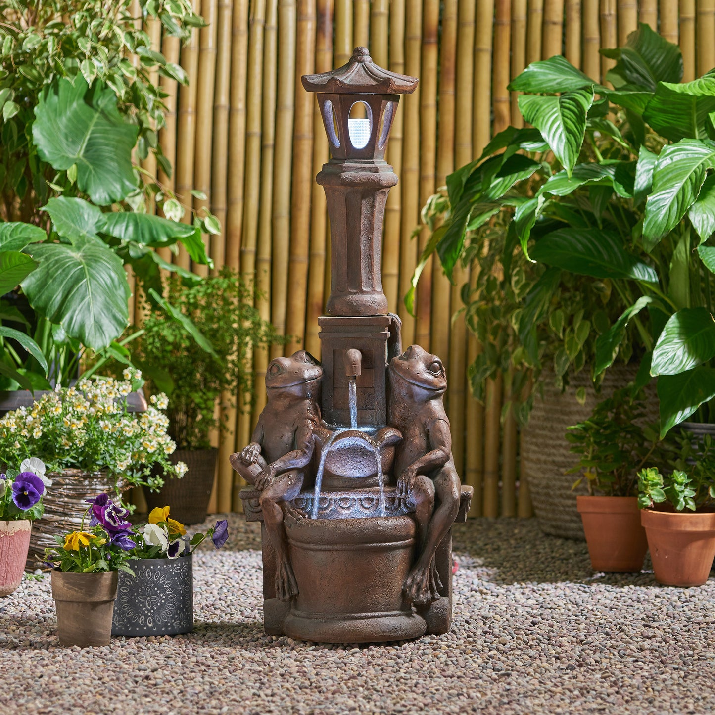 Kingsly Contemporary Floor Fountain