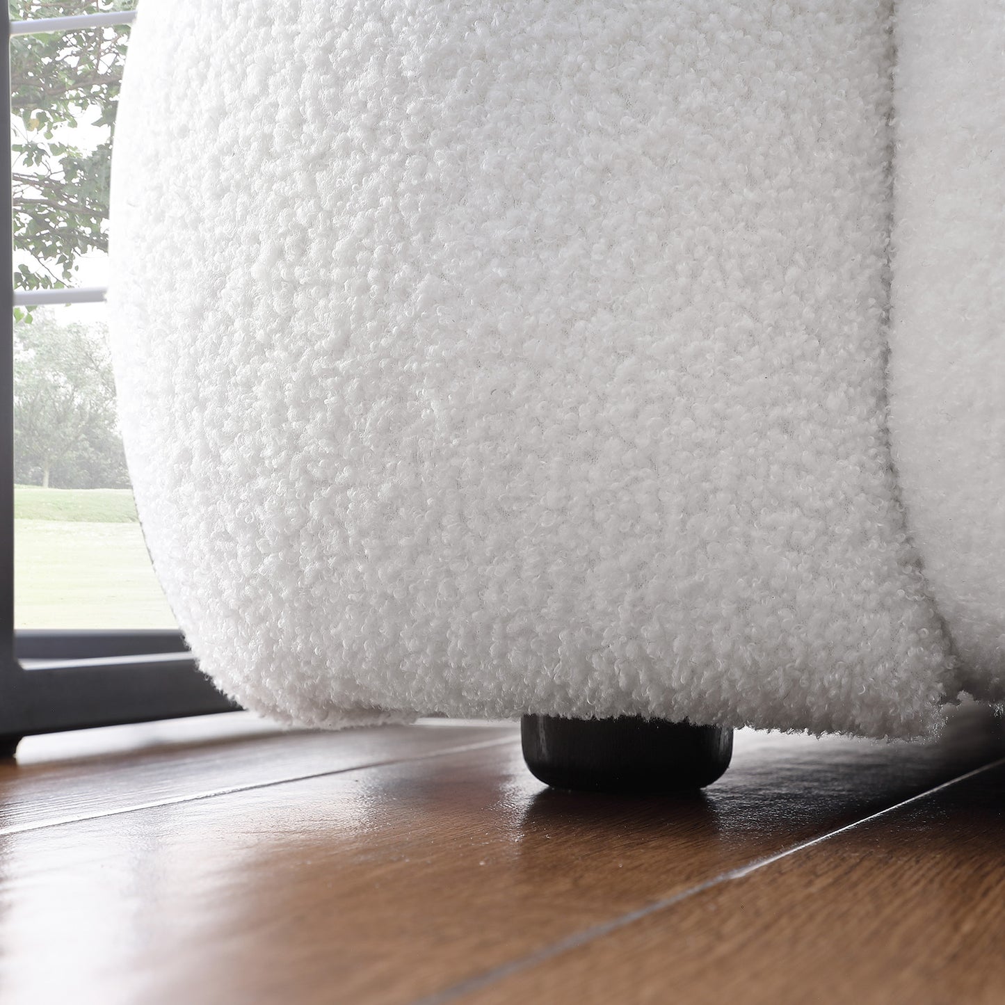 Silverleaf Contemporary Marshmallow Boucle Sofa