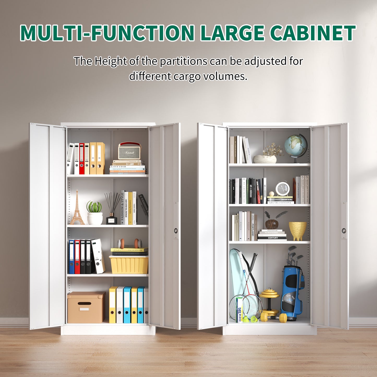 Westport Modern Metal Storage Cabinet