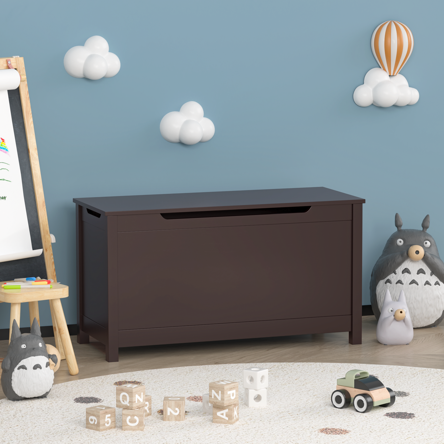 Luz Craftsman Wooden Toy Storage Box
