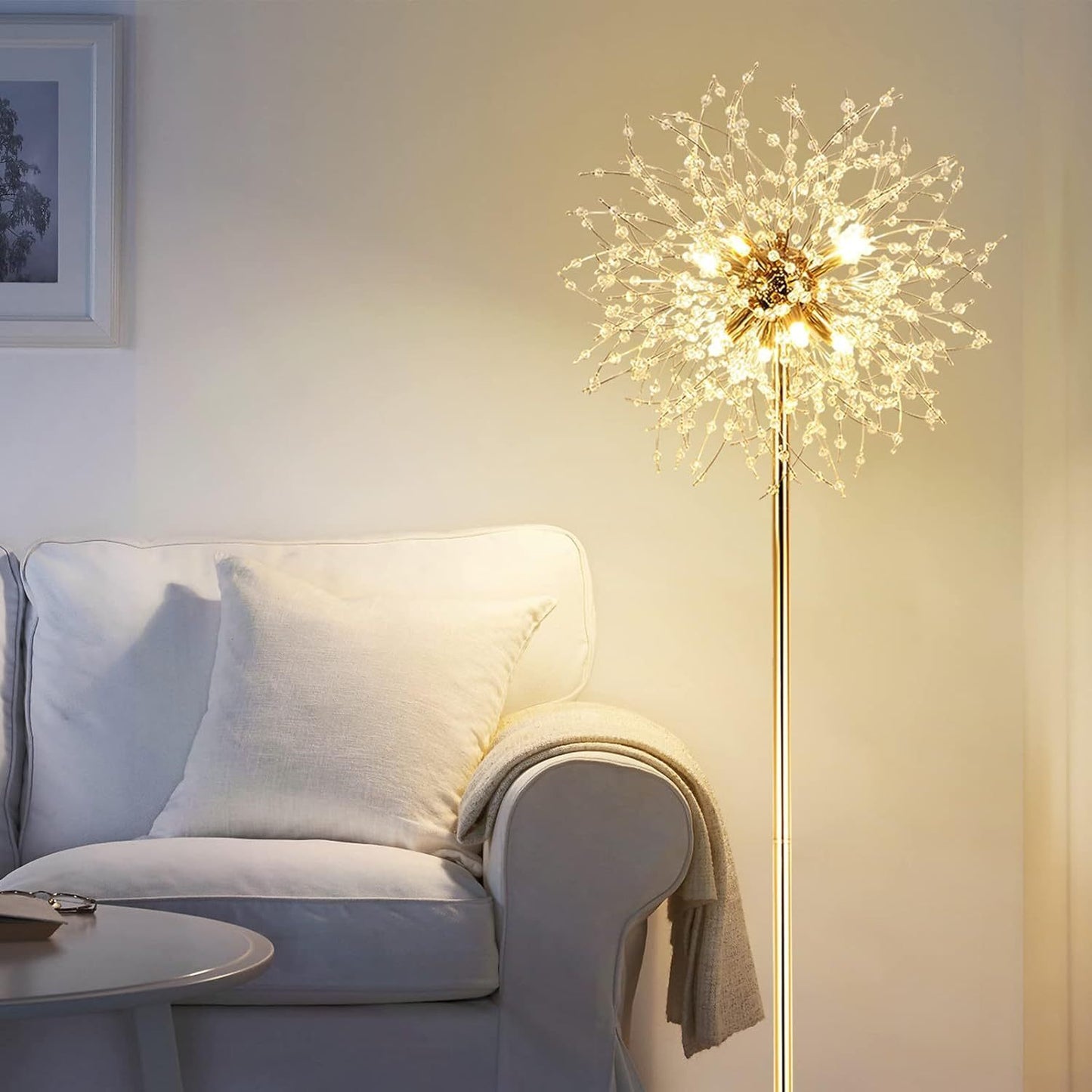 Calista Modern Crystal Floor Lamp