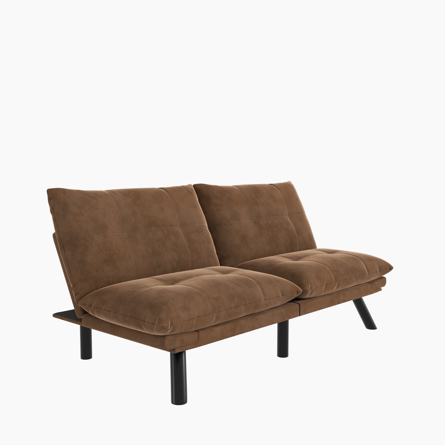 Kingsly Modern Leather Convertible Sofa Bed