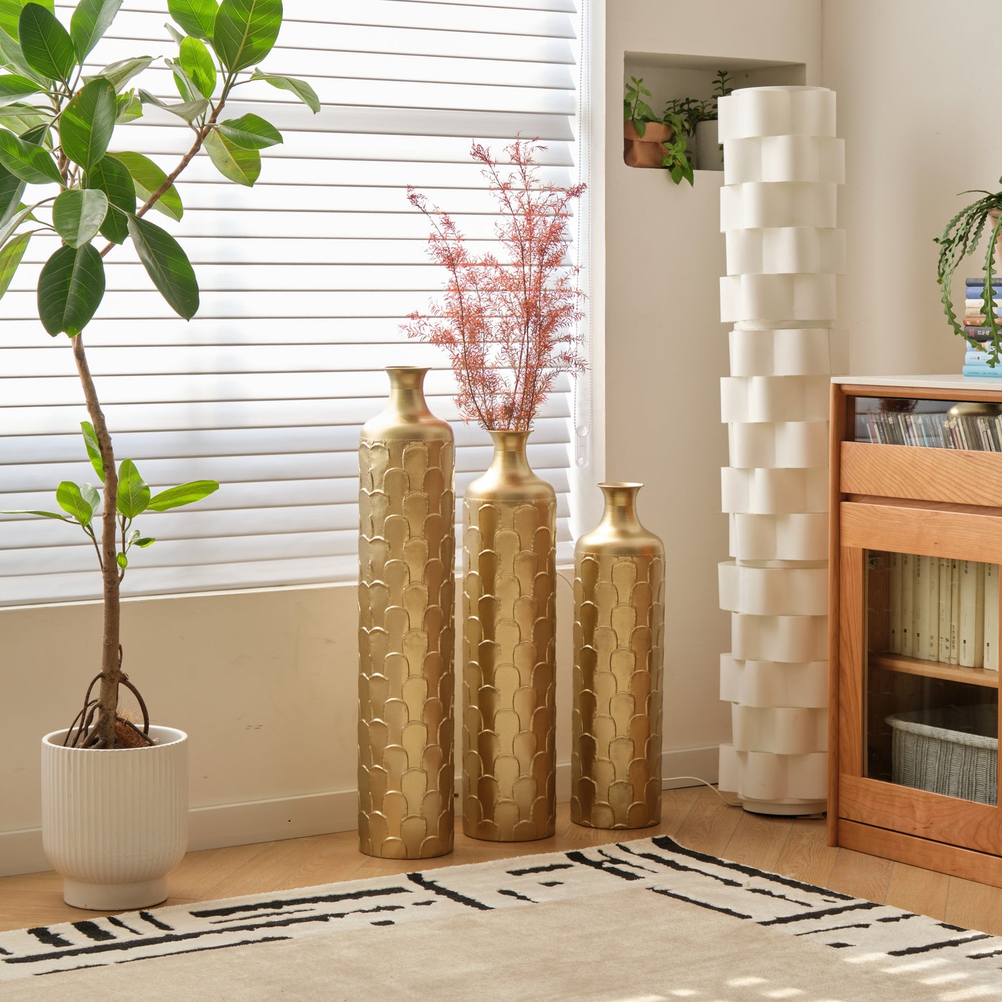 Niles Contemporary Glazed Floor Vases