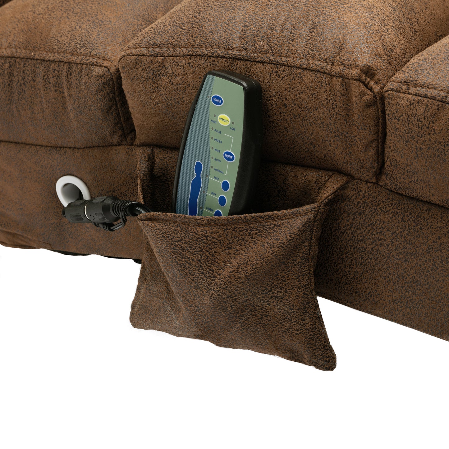 Marcel Contemporary Linen Massage Lounge Chaise