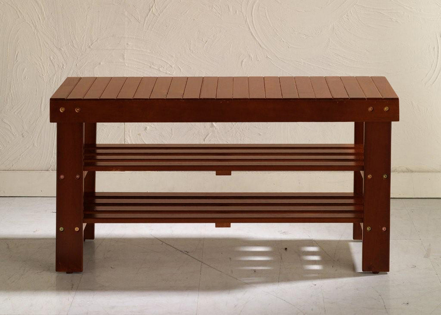 Cleo Craftsman Solid Wood Bench