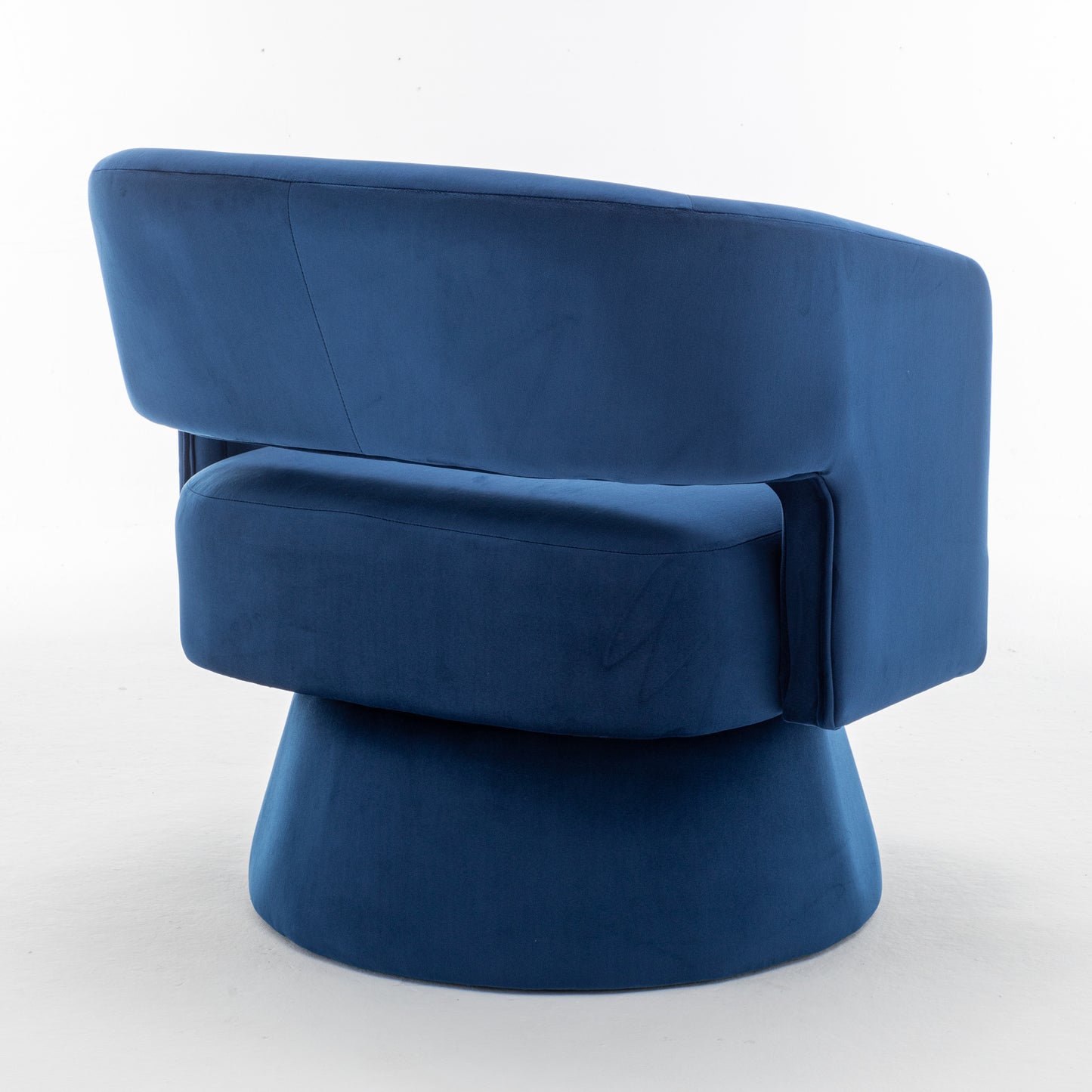 Elmcrest Traditional Velvet Swivel Accent Chair