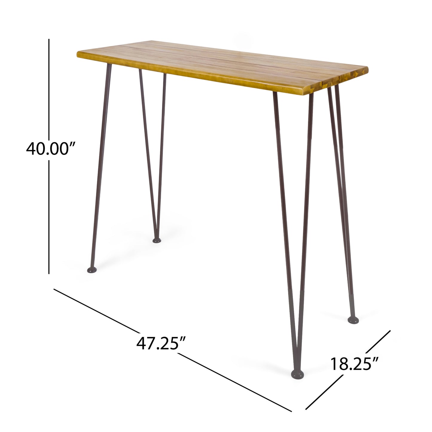 Westport Modern Outdoor Bar Table