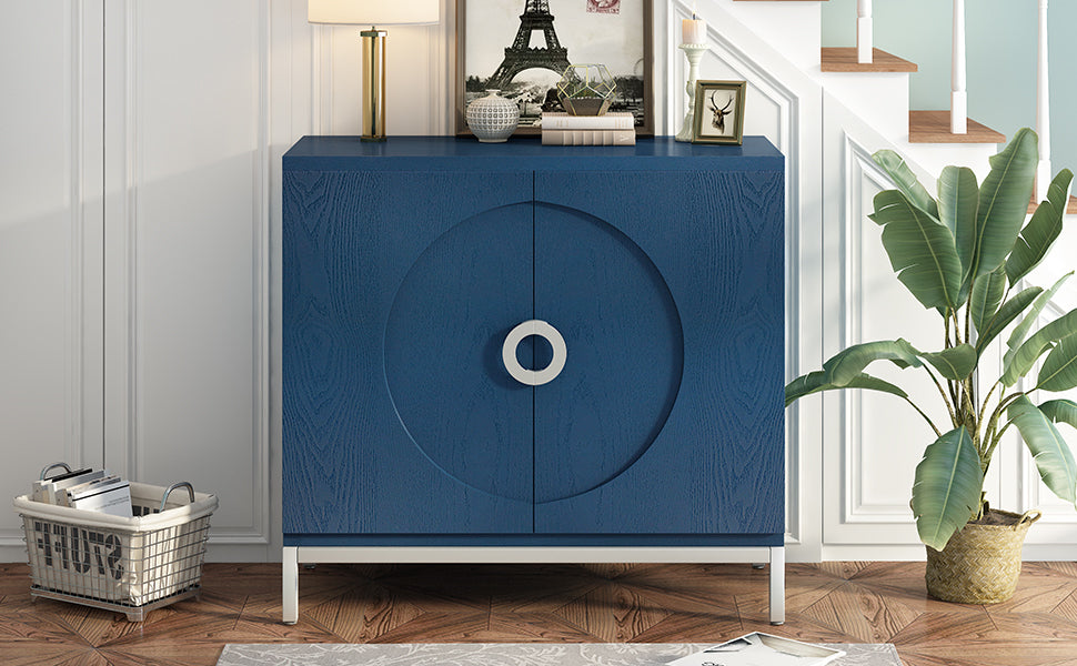 Luz Contemporary Storage Accent Entryway Cabinet