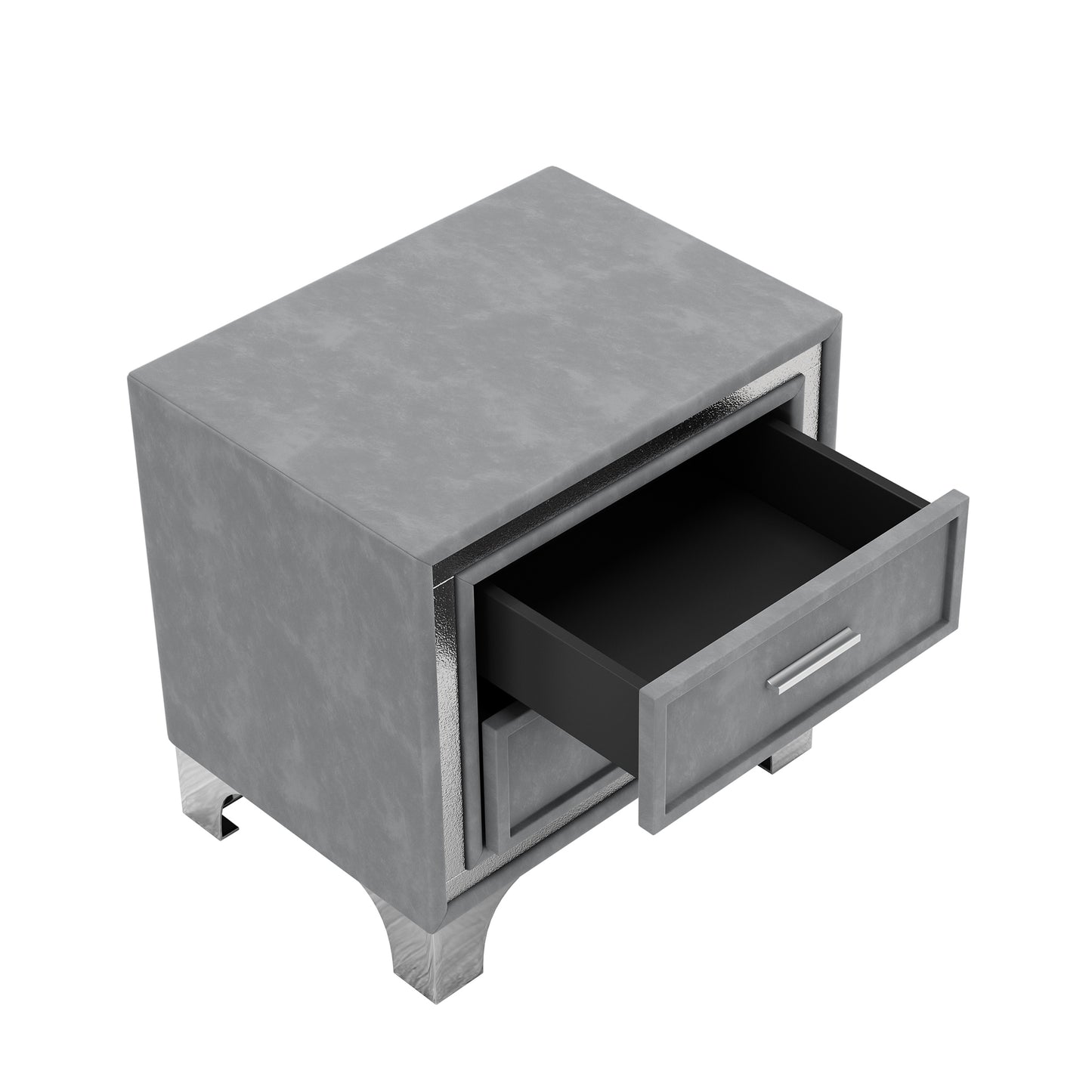 Silverleaf Modern LED Platform Bedroom Set