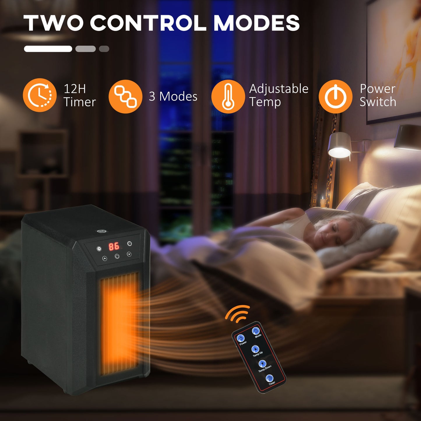 Jiron Modern Radiant Infrared Heater