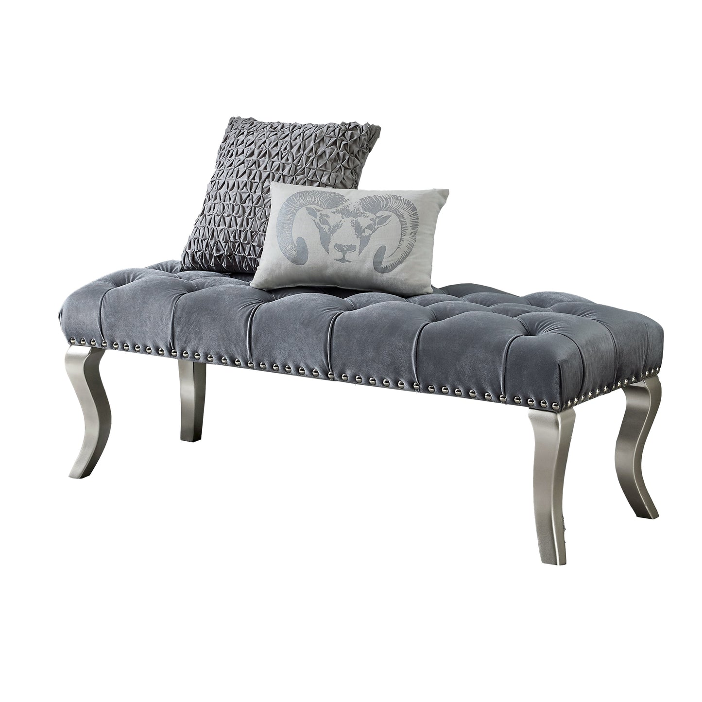 Westport Contemporary Velvet Tufted Bench
