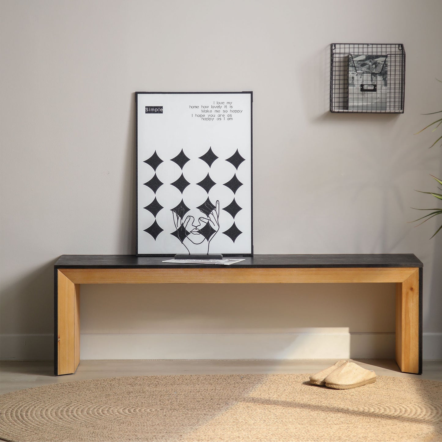 Calista Craftsman Wood Dining Bench