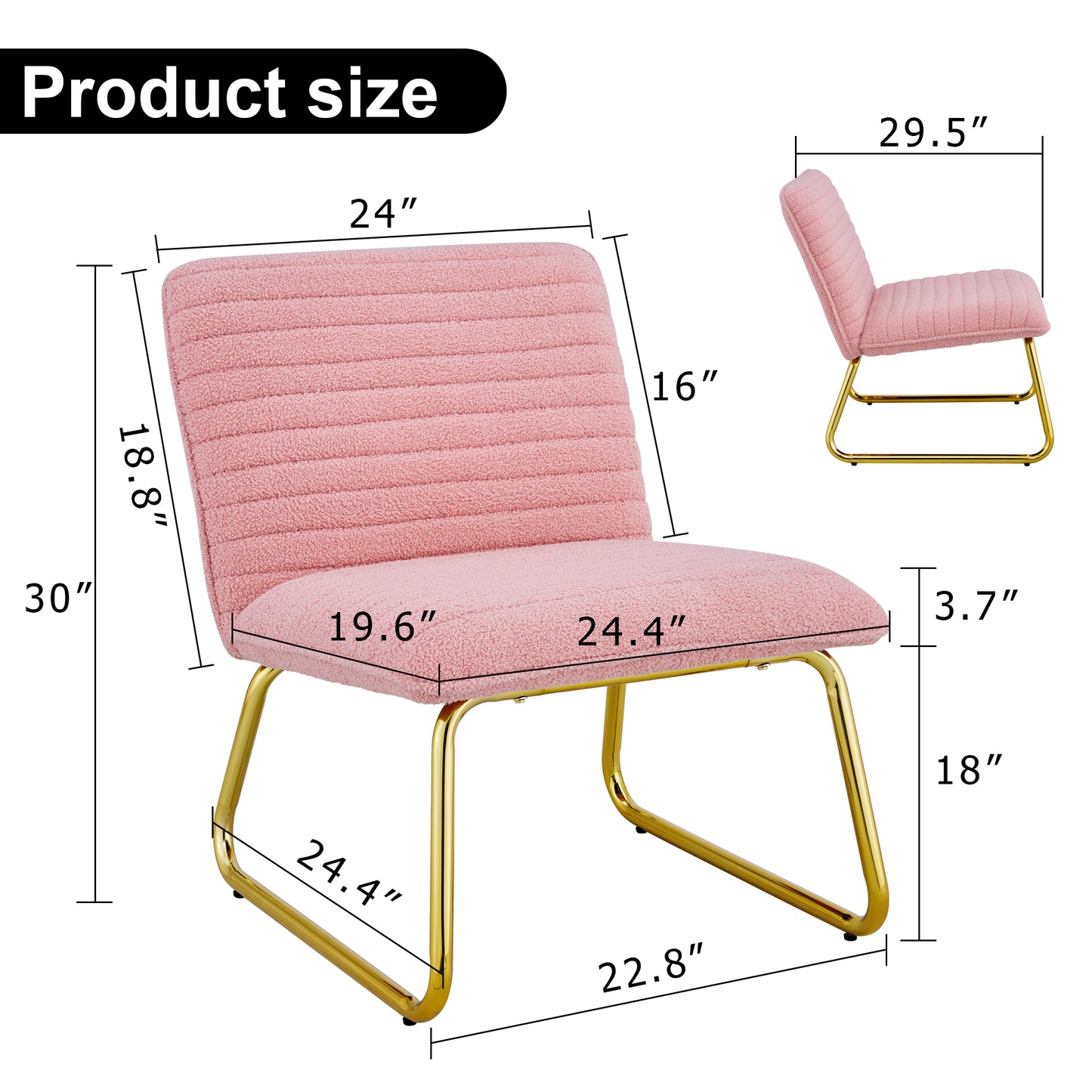 Niles Mid-Century Plush Accent Chair