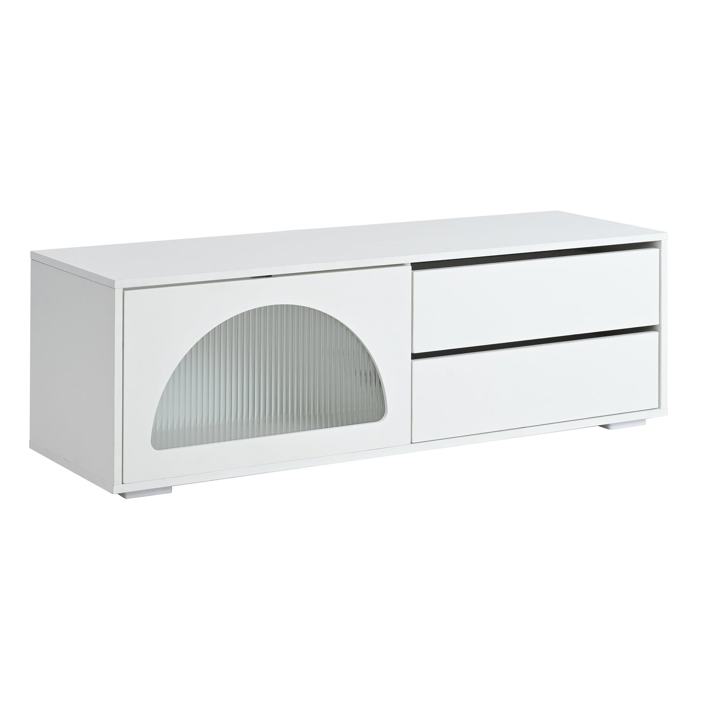 Amity Modern Velvet TV Stand