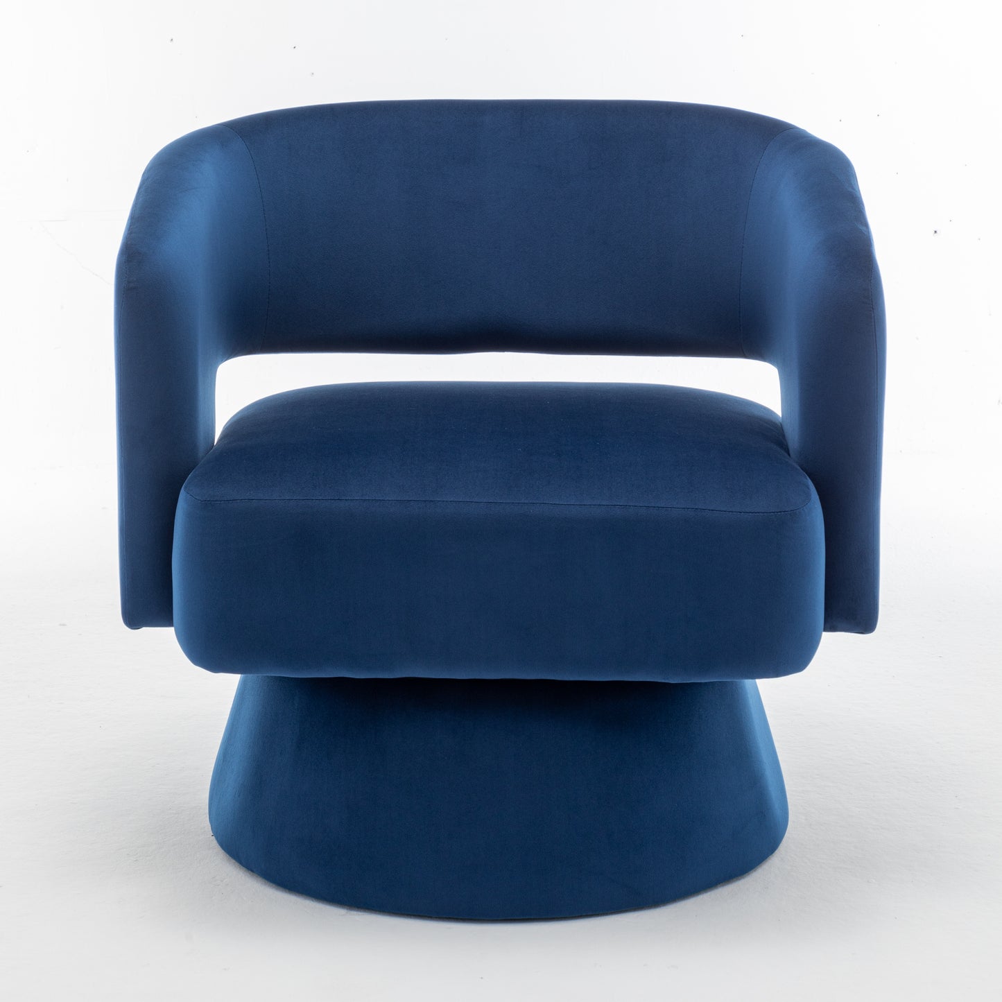 Elmcrest Traditional Velvet Swivel Accent Chair