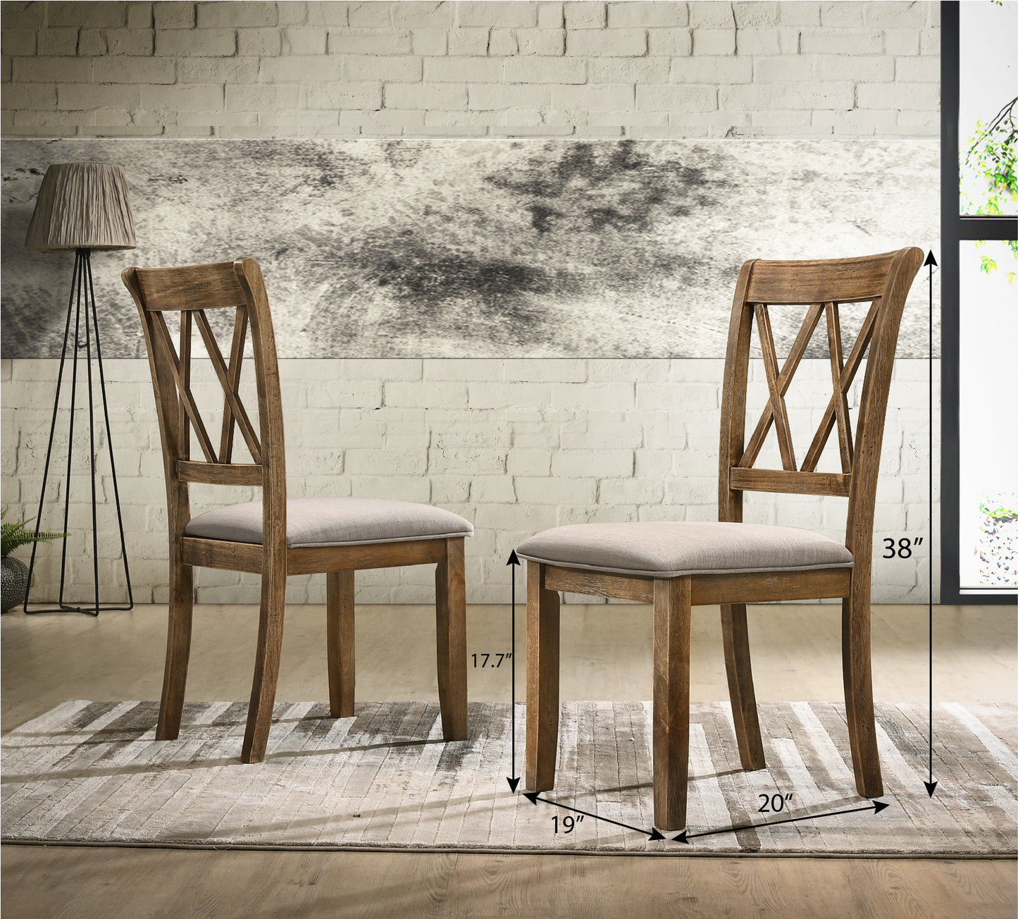 Bartholomew Craftsman Upholstered Dining Chair