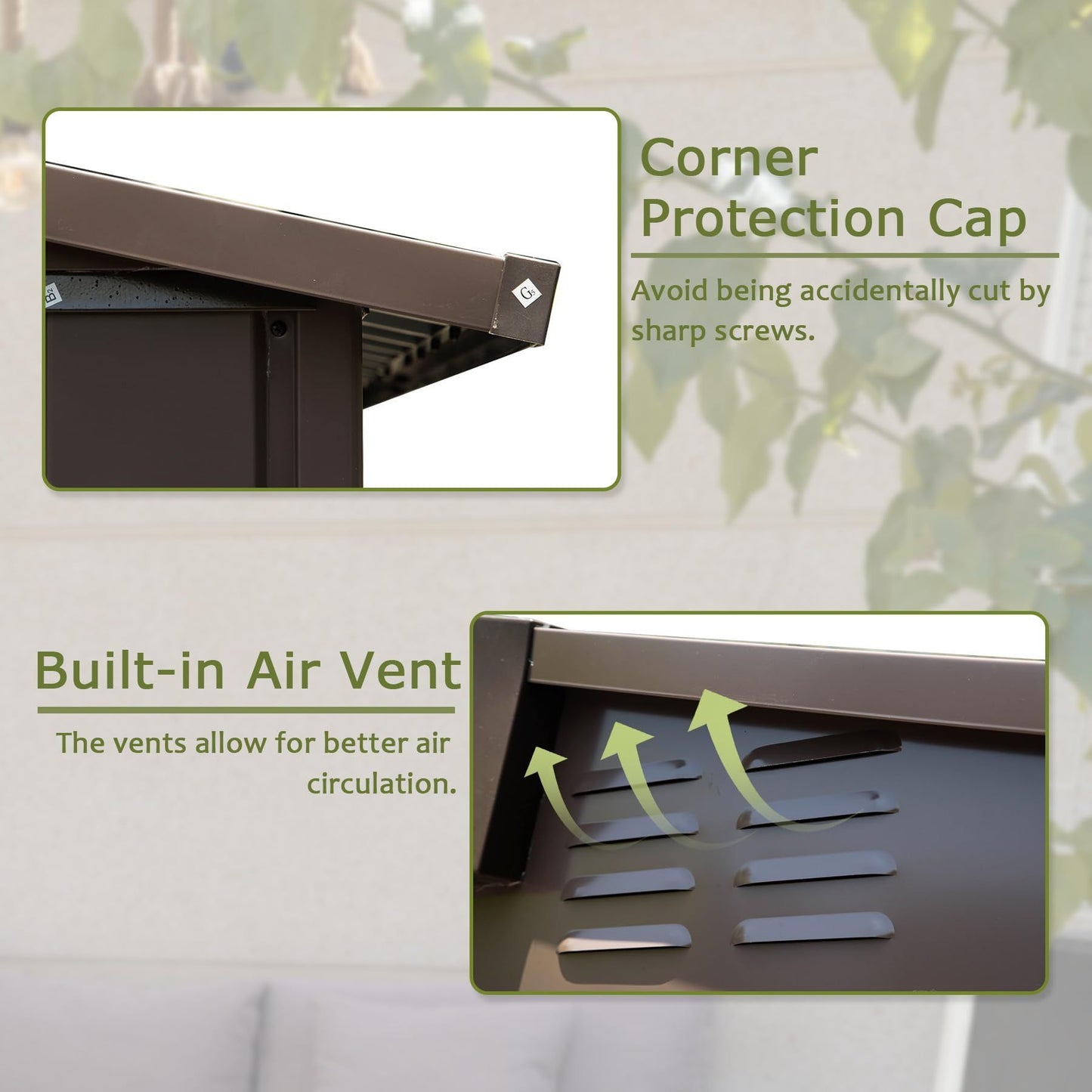Napa Industrial Waterproof Metal Shed