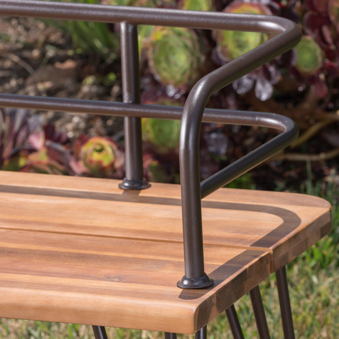 Elmcrest Industrial Metal Bench