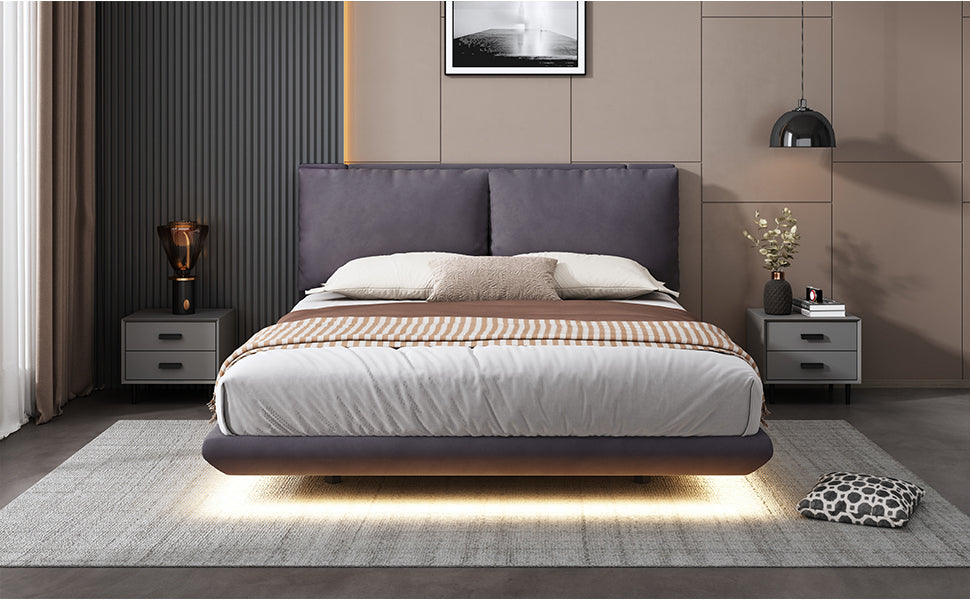 Lula Modern Upholstered Platform Bed
