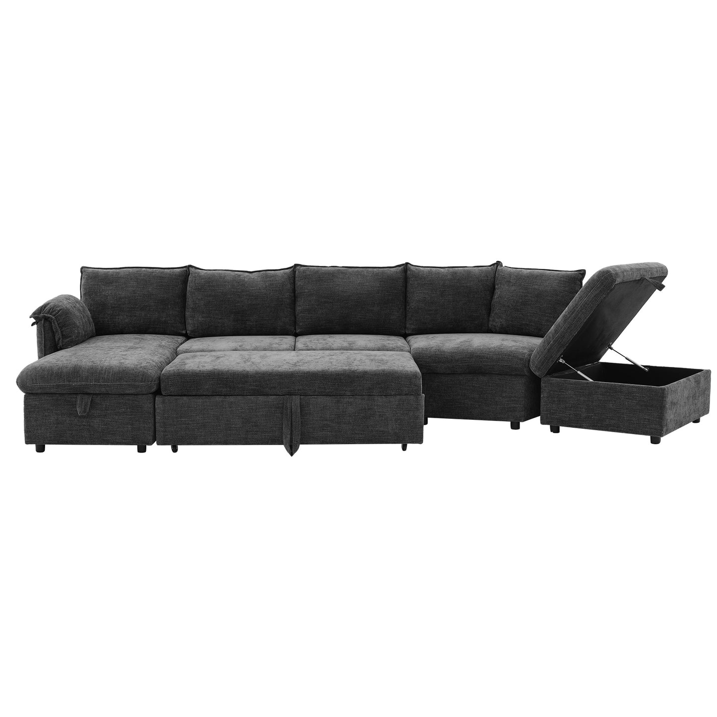 Sonoma Modern Pull-out Couch Sectional