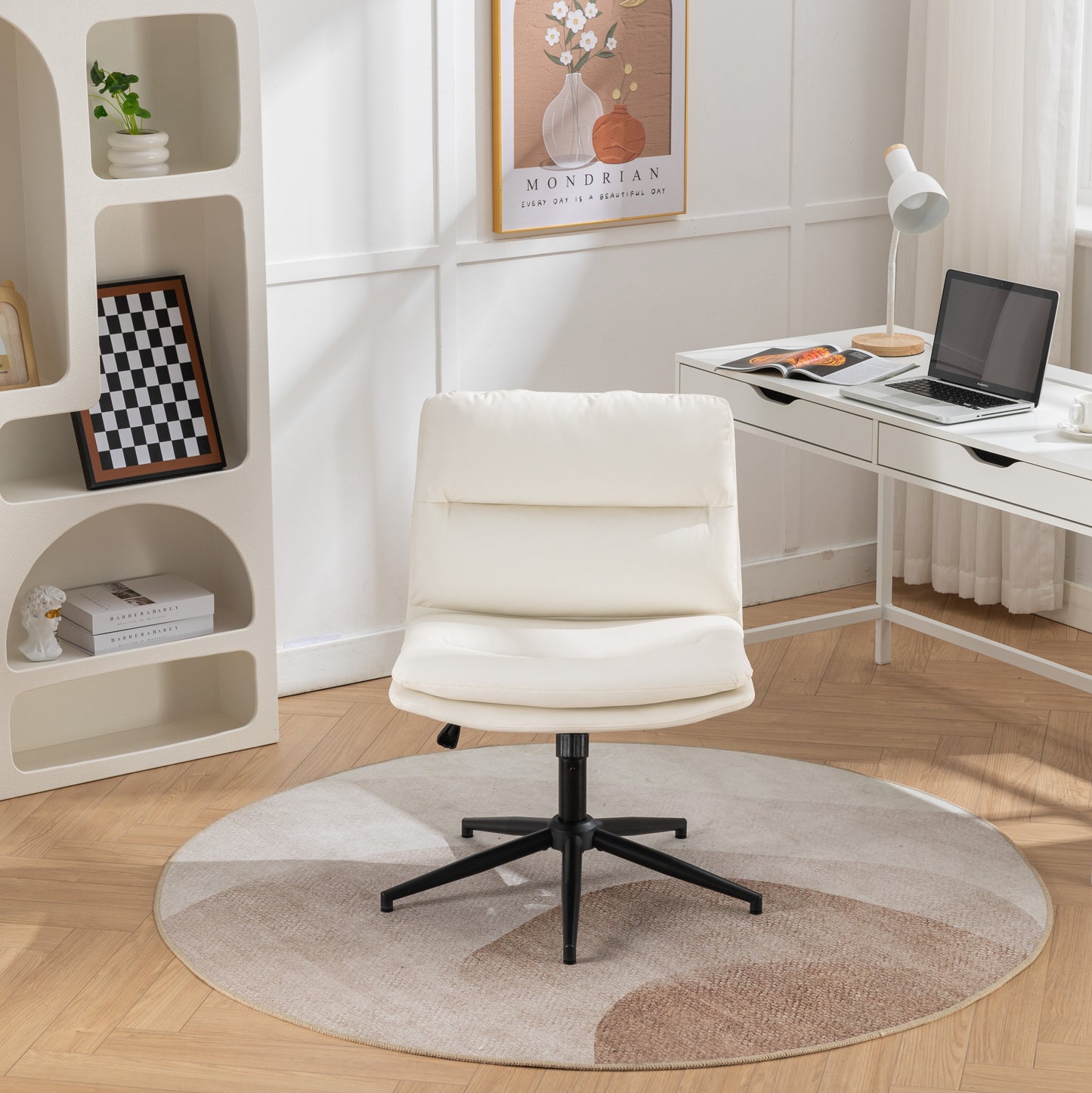 Centerville Contemporary Velvet Swivel Chair