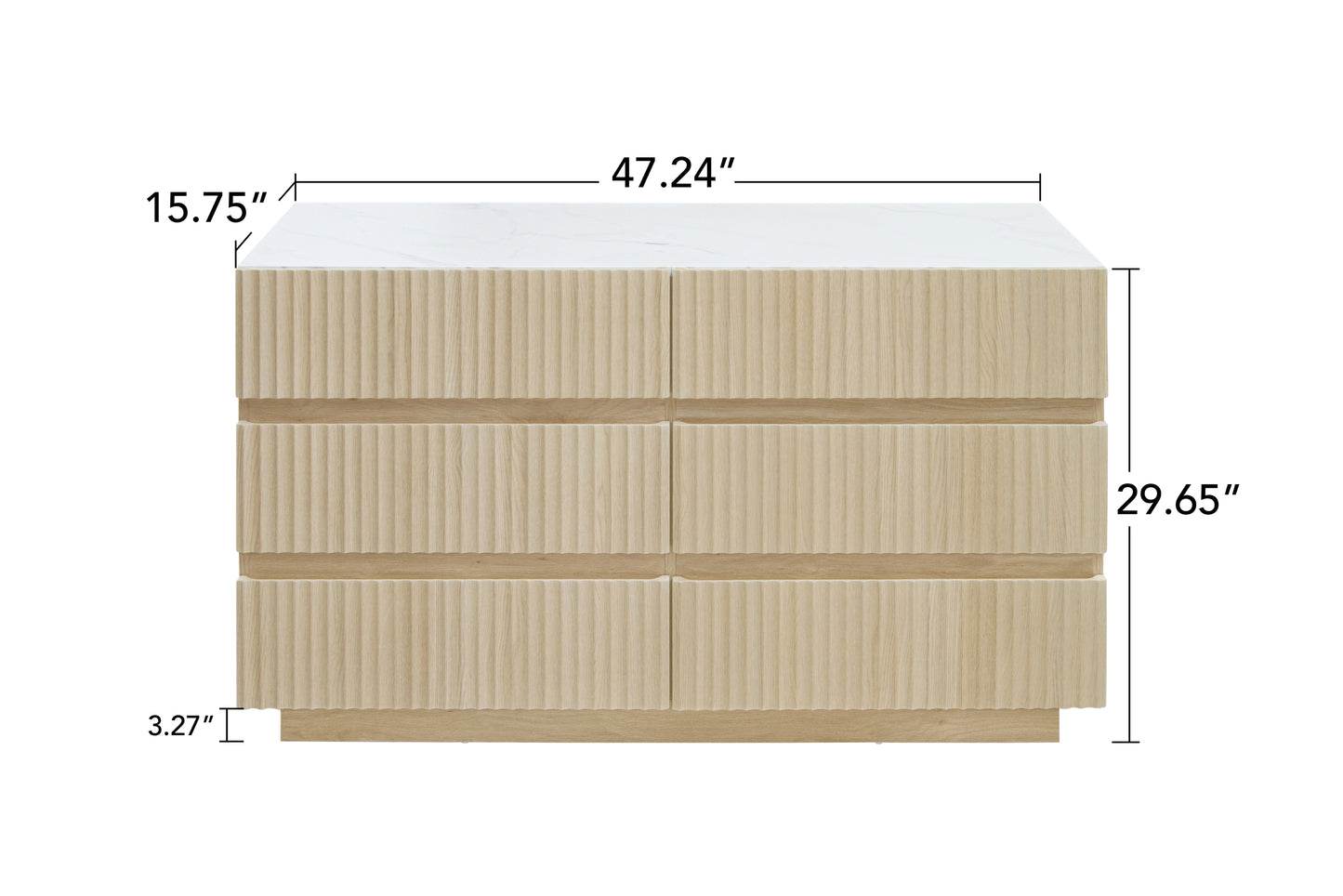 Eda Modern Velvet Chest of Drawers