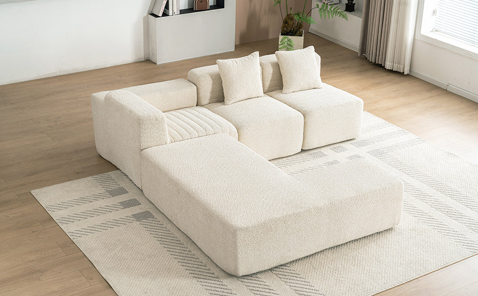 Luz Contemporary Sectional Sofa Set