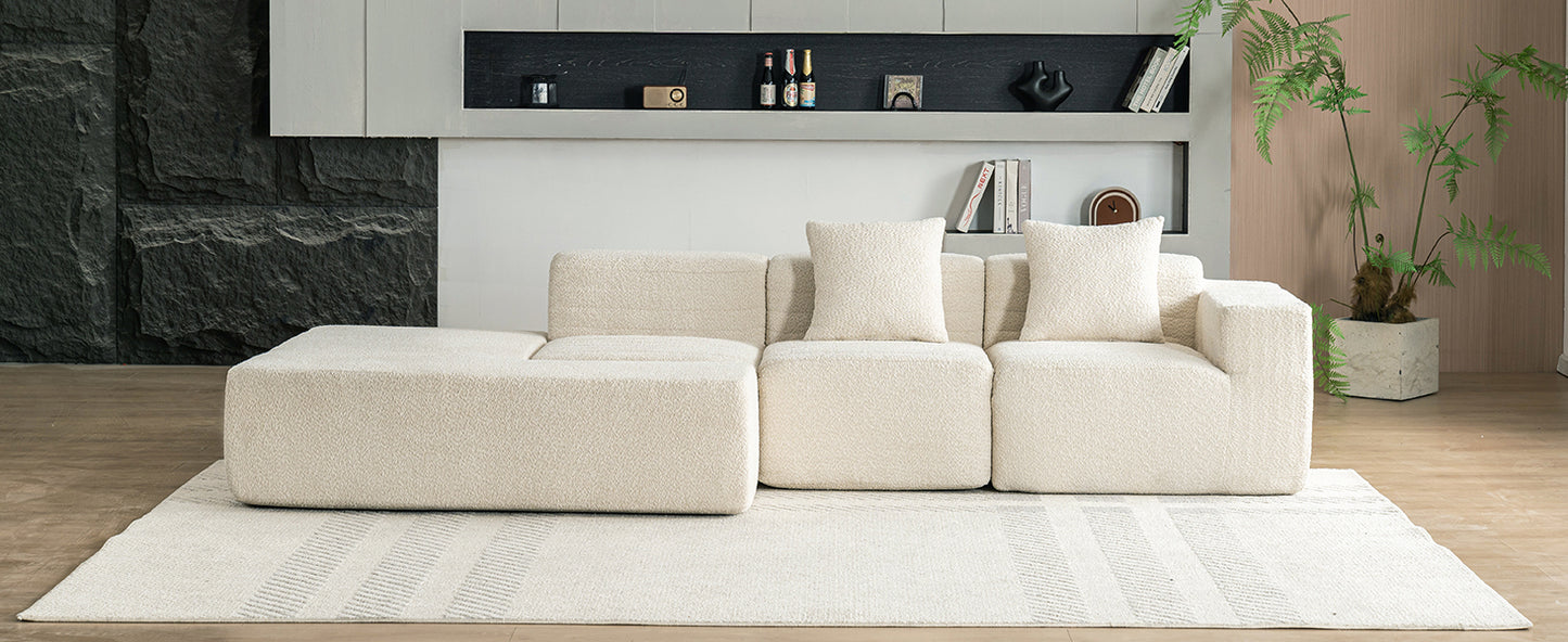 Luz Contemporary Sectional Sofa Set