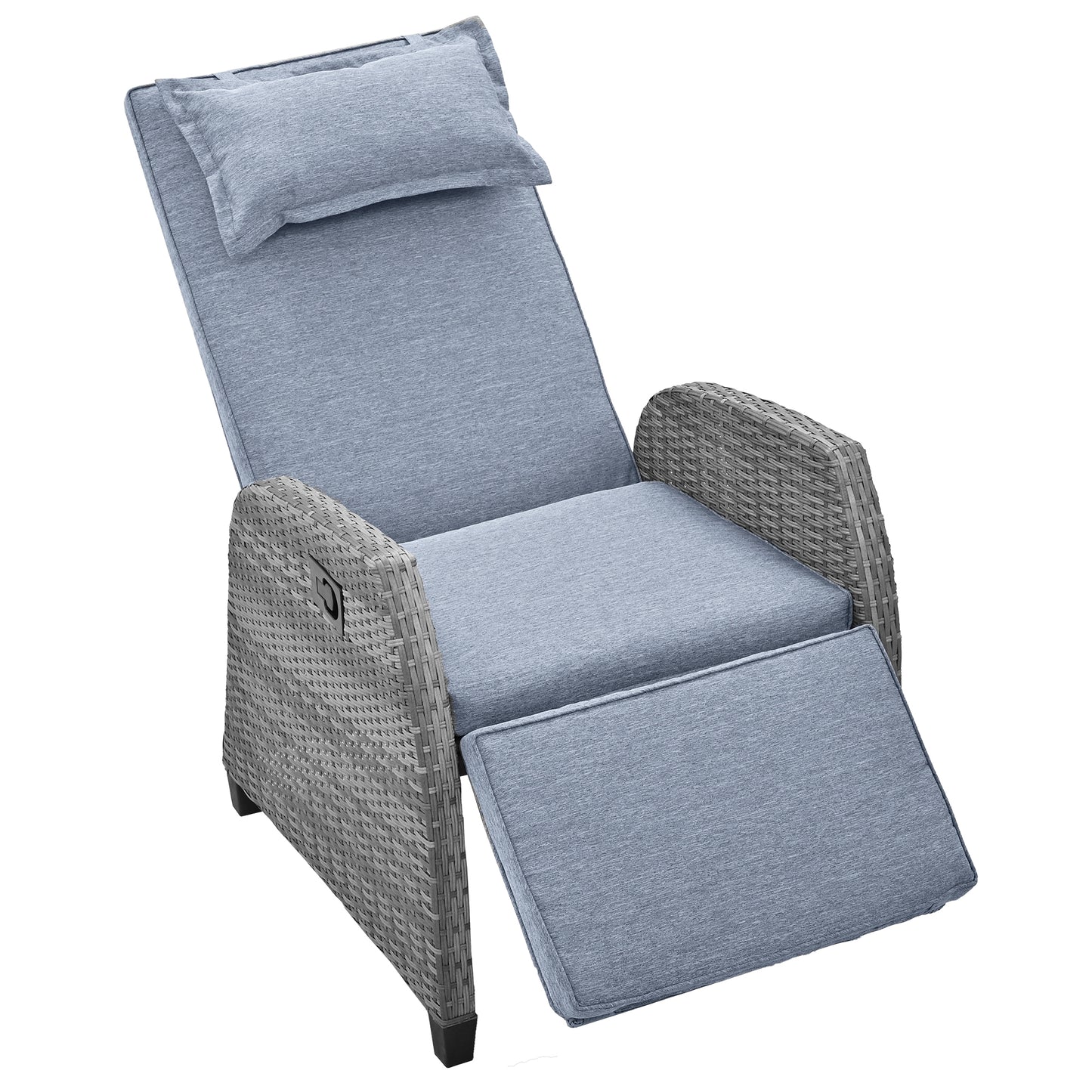 Warmsprings Contemporary U Style Rattan Patio Set