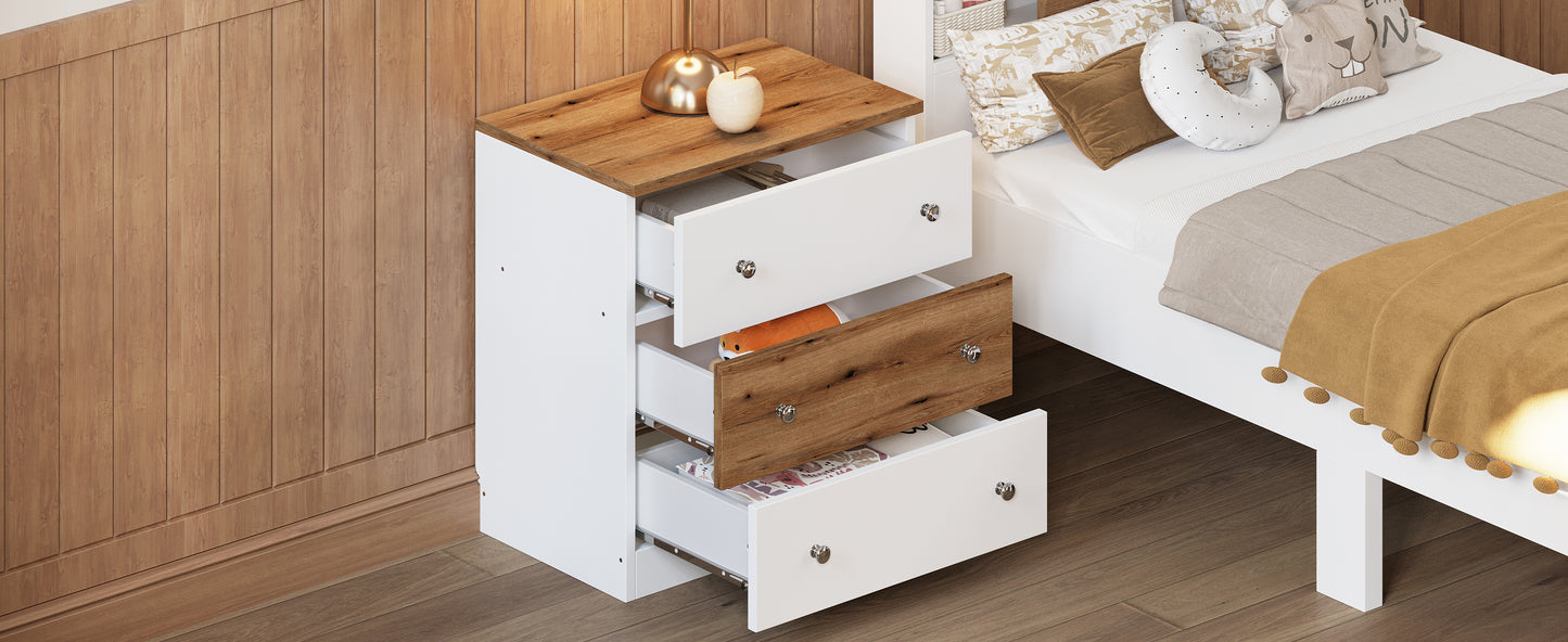 Bartholomew Craftsman Tahoma Colorblock Nightstand