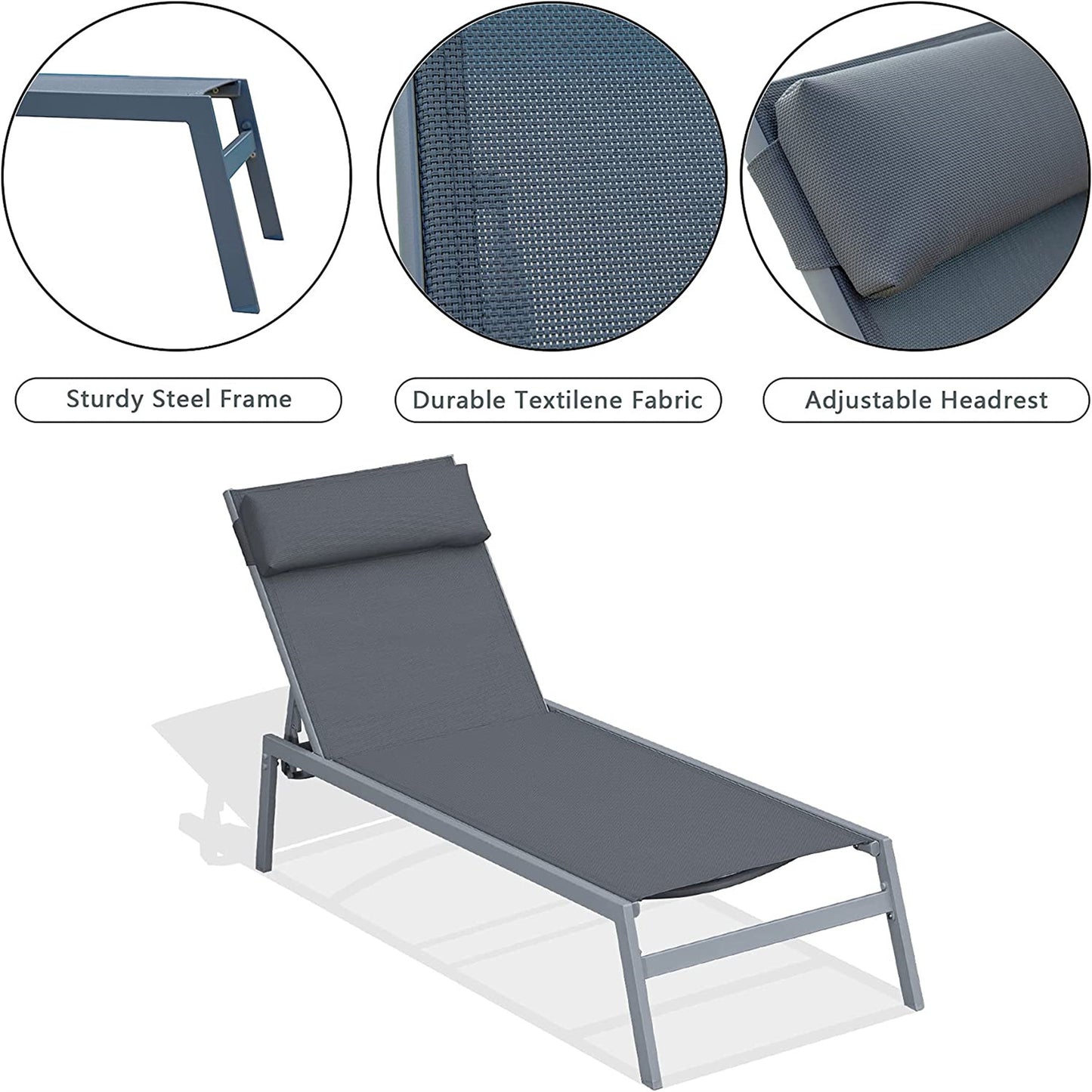 Somerset Contemporary Patio Lounge Set