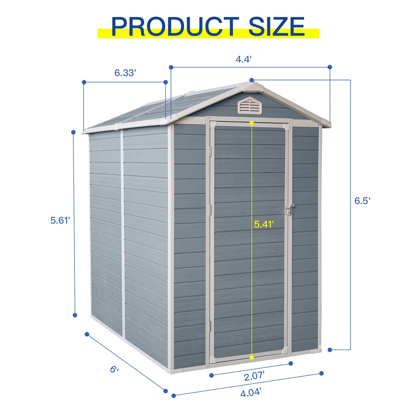 Lazzareschi Modern Outdoor Storage Shed