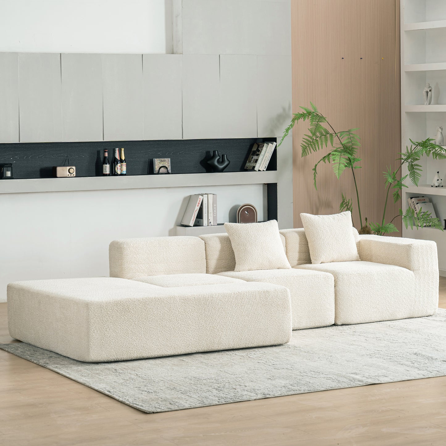 Luz Contemporary Sectional Sofa Set