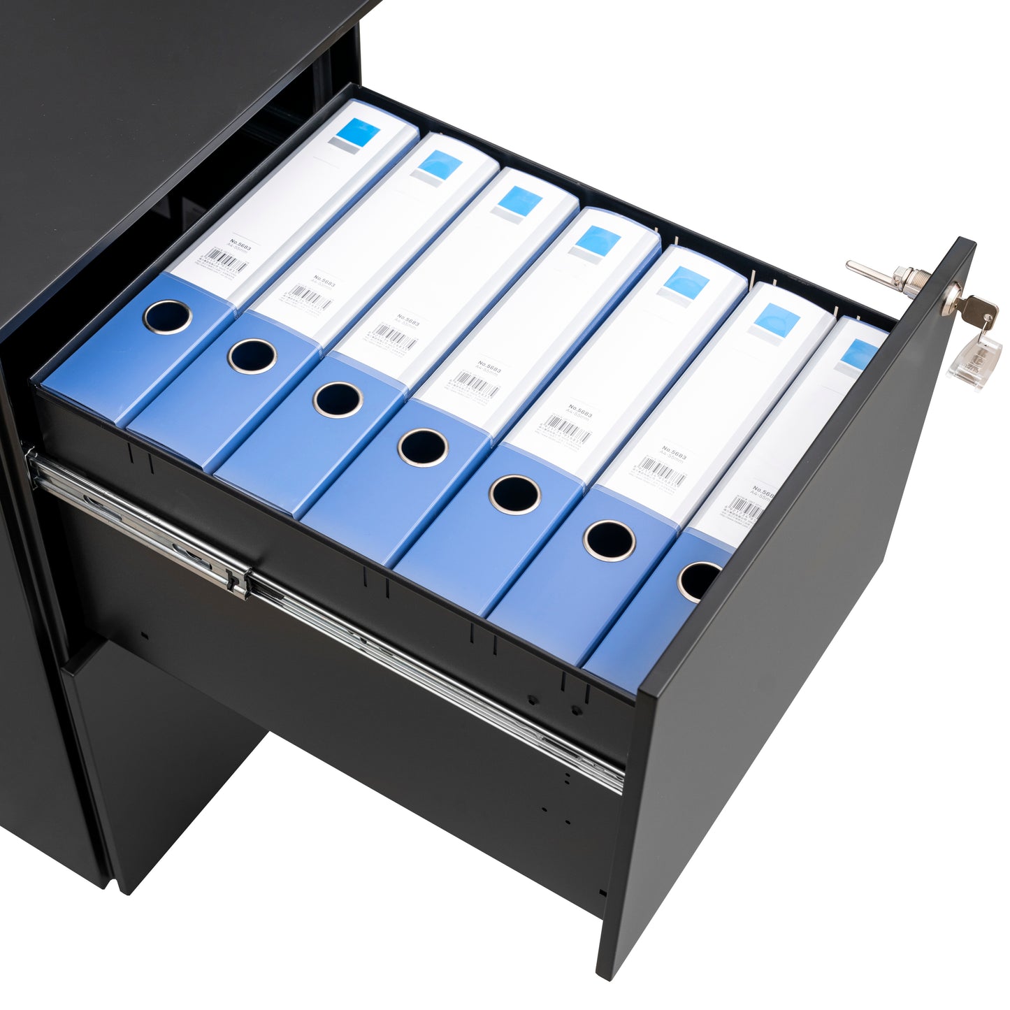 Warmsprings Modern Rolling Steel File Cabinet
